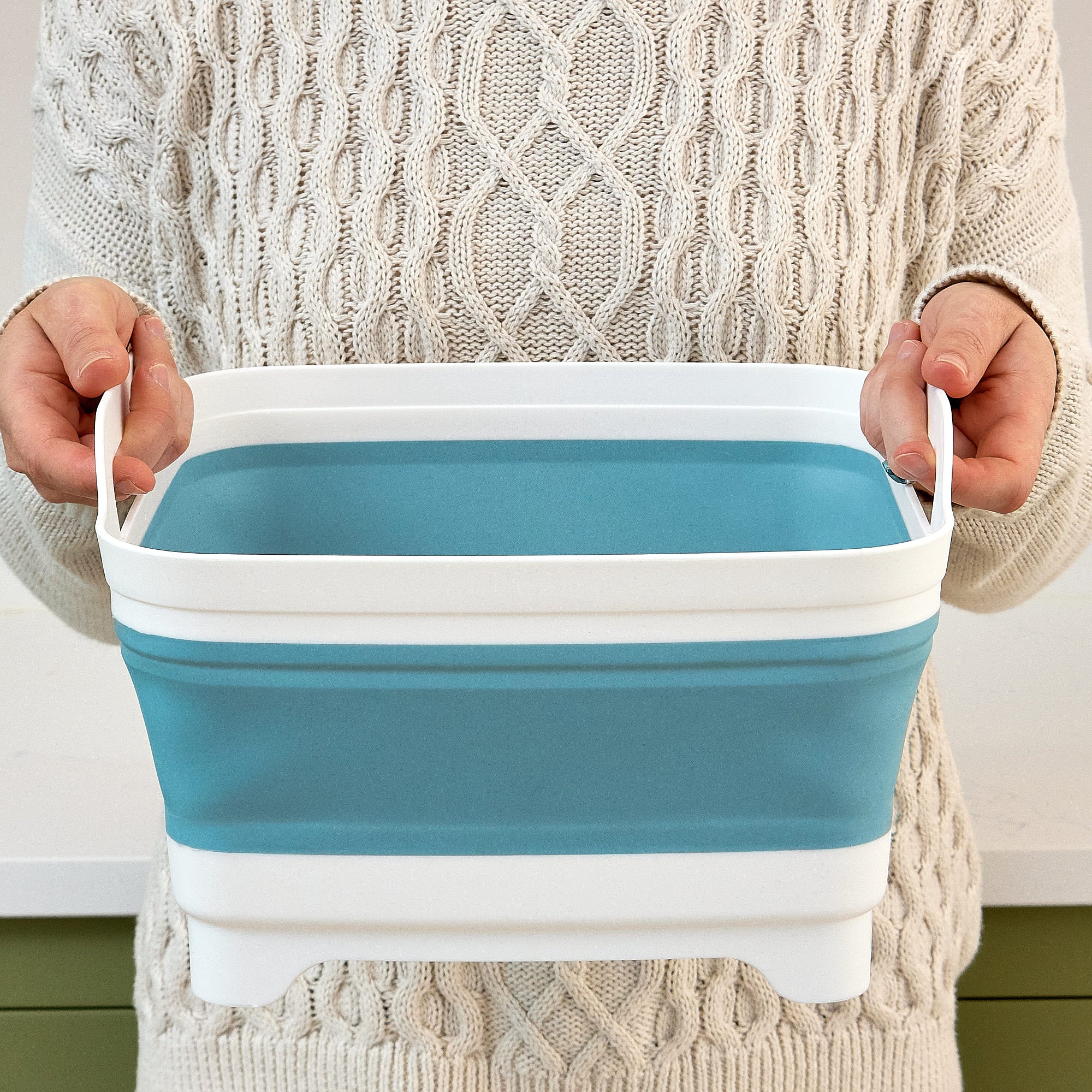 Drainable hand wash basin - Blue